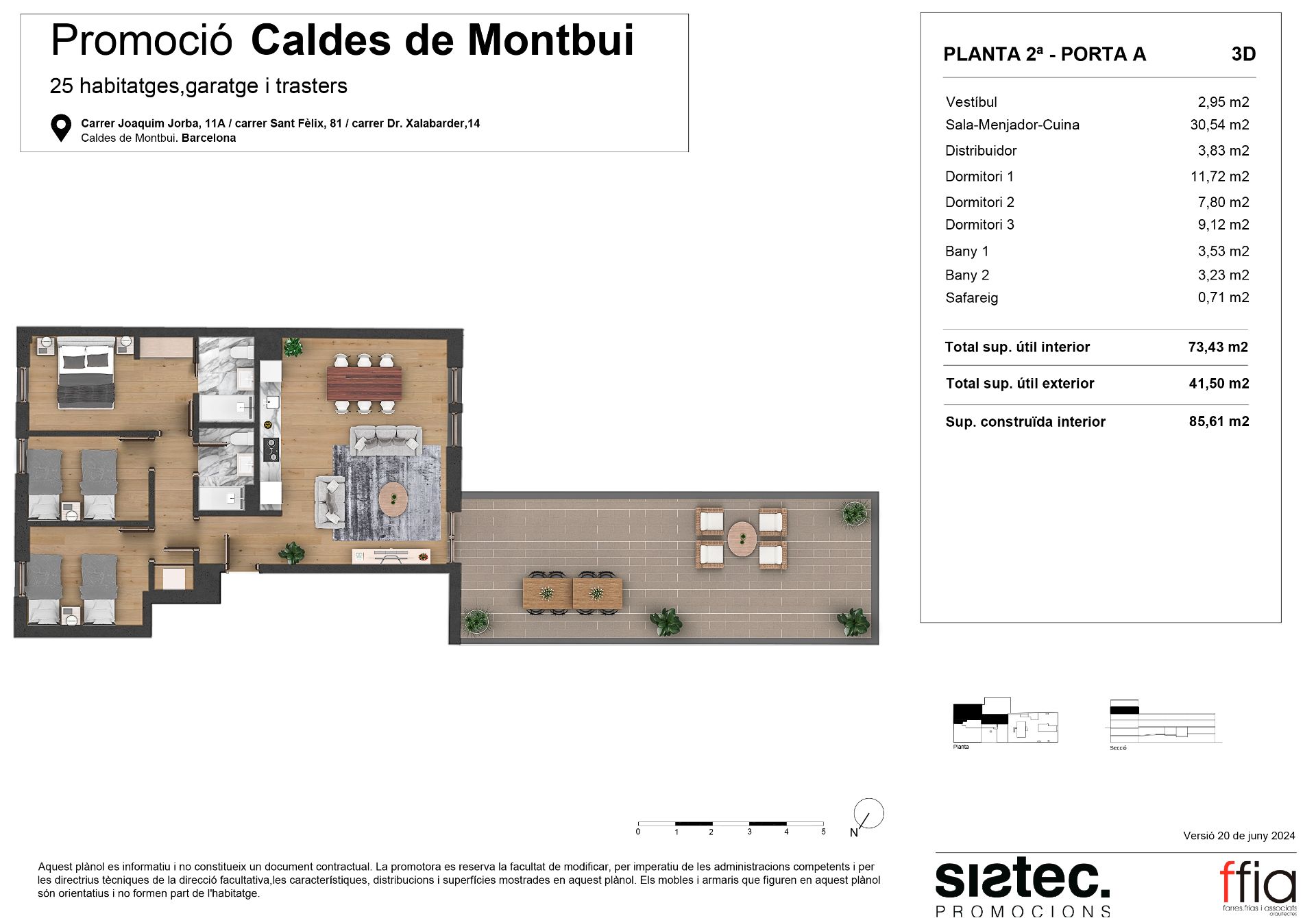 Pis en venda a Carrer Doctor Xalabarder, 14, Caldes de Montbui