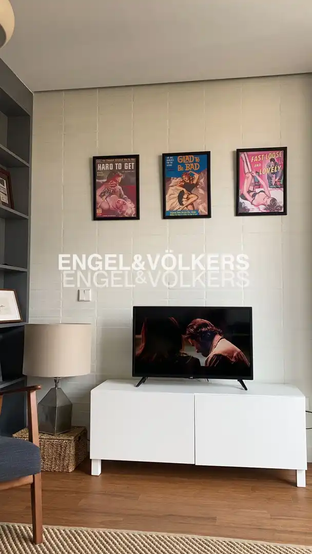 Sala de estar de Piso de alquiler en Madrid con Aire acondicionado, Calefacción y Trastero