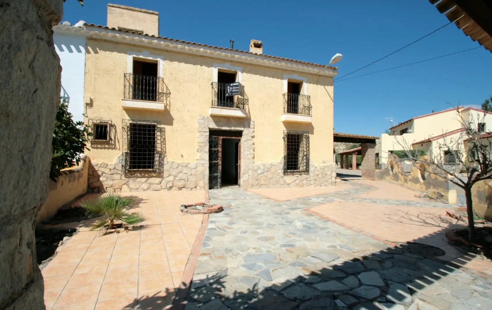 Vista exterior de Casa o chalet en venta en Cantoria con Jardín privado, Terraza y Piscina