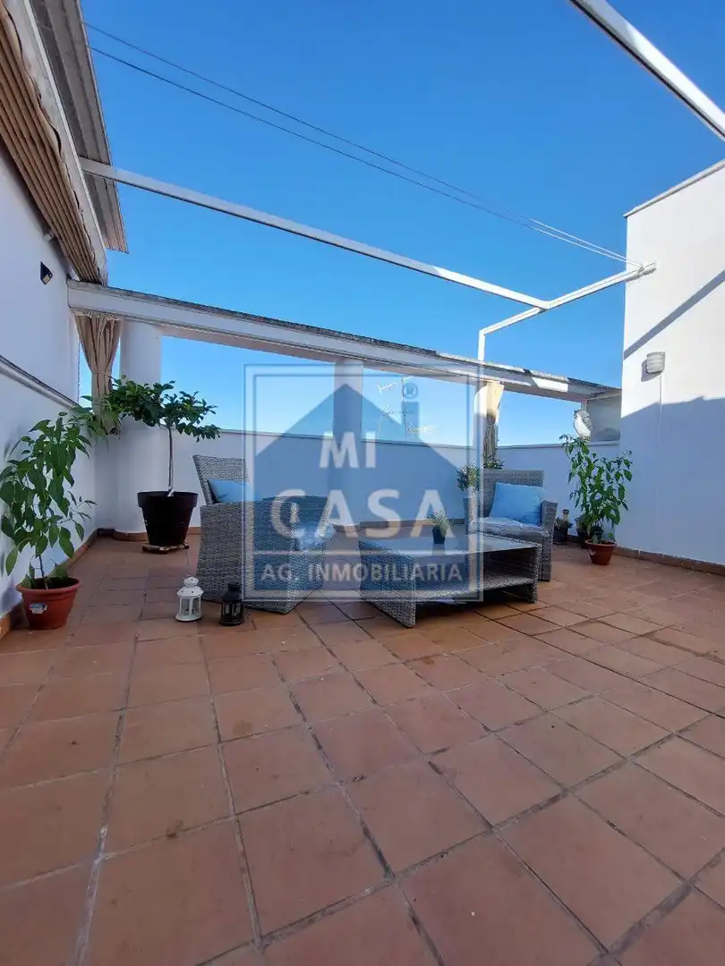 Terrasse von Dachboden zur Miete in Mérida mit Klimaanlage, Heizung und Terrasse