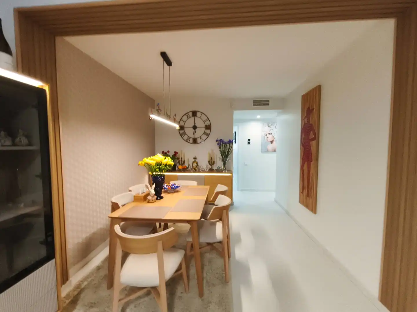 Menjador de Apartament en venda en San Pedro del Pinatar amb Aire condicionat, Moblat i Balcó