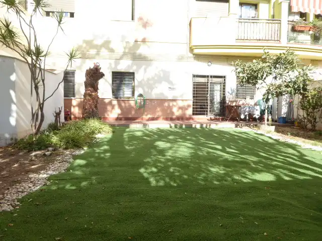 Jardí de Apartament de lloguer en Málaga amb Aire condicionat, Traster i Moblat