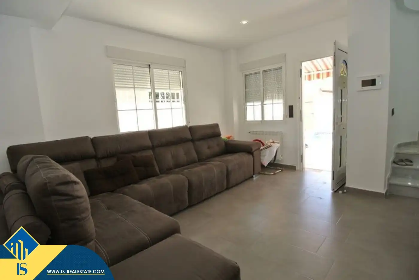 Wohnzimmer von Haus oder Chalet zur Miete in Torrevieja mit Klimaanlage, Terrasse und Schwimmbad