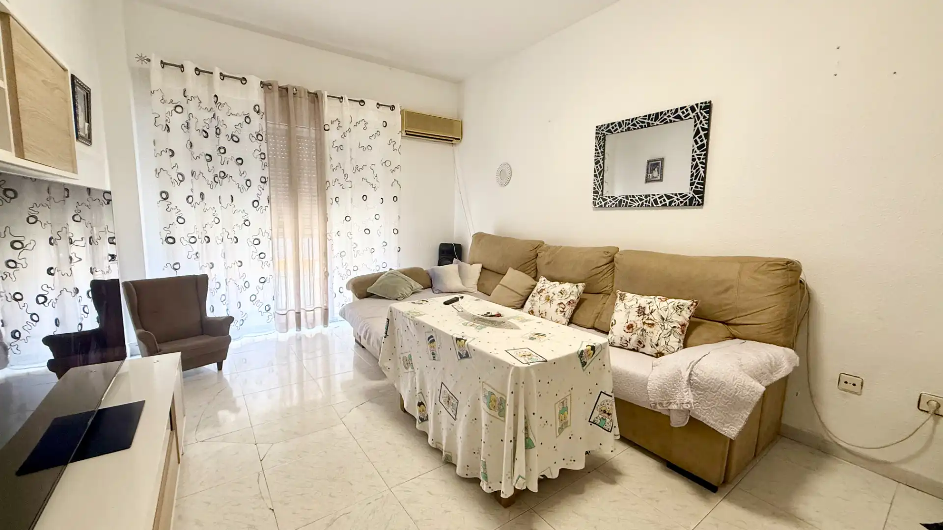Living room of Duplexes for sale in Roquetas de Mar  with Air Conditioner and Furnished