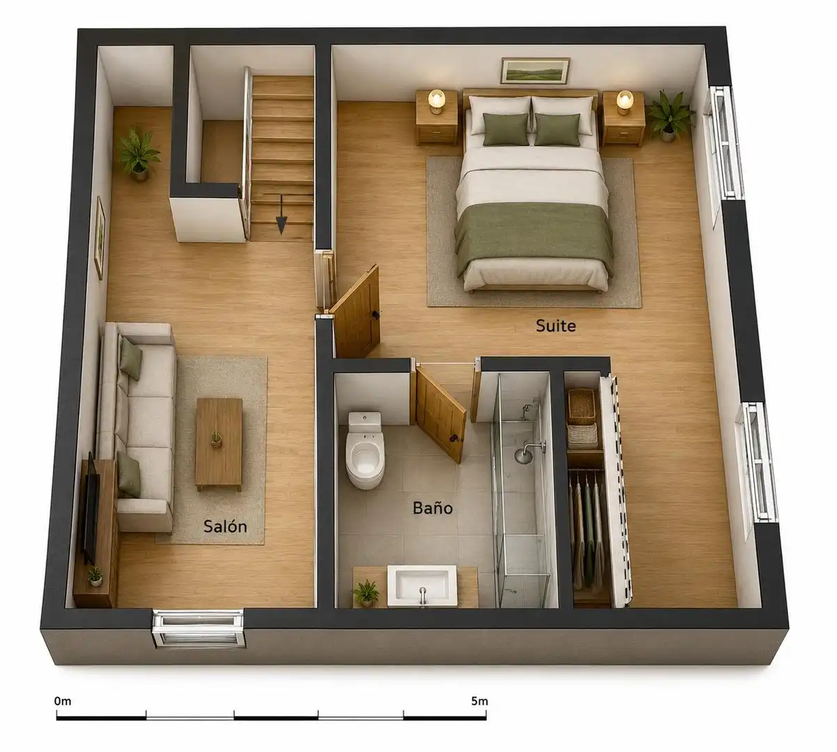 Bedroom of Houses for sale in Liendo  with Heating, Private garden and Swimming Pool