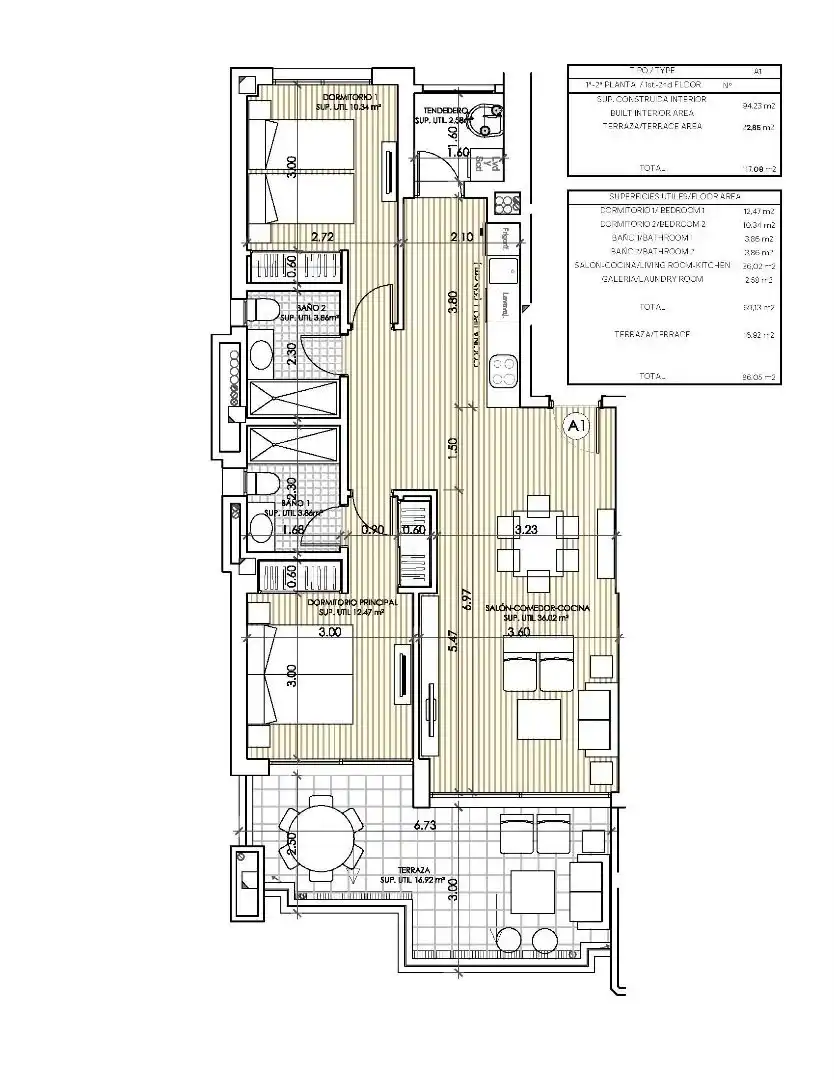 Apartment with terrace for sale in Orihuela Costa, imagen 24