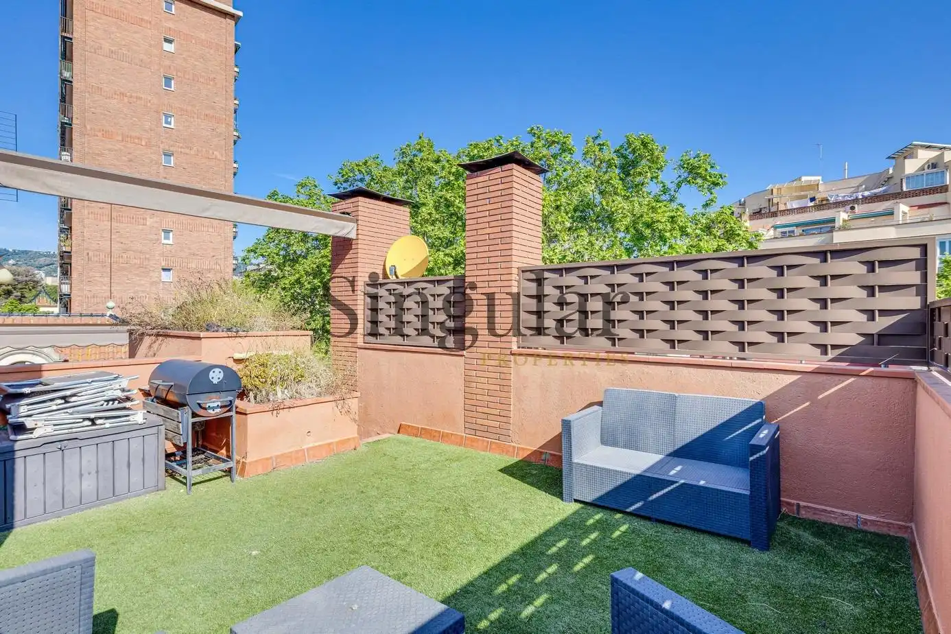 Terraza de Casa adosada en venta en Barcelona con Aire acondicionado, Calefacción y Terraza