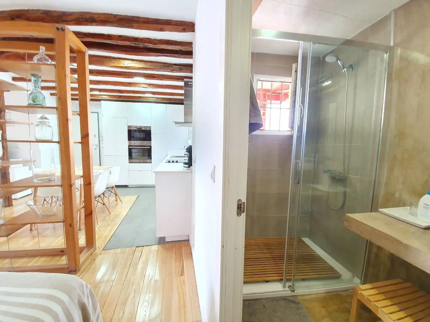 Cocina de Ático de alquiler en Madrid con Aire acondicionado, Calefacción y Terraza