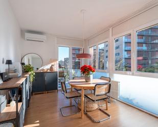 Dining room of Flat to rent in  Barcelona Capital  with Air Conditioner, Heating and Furnished