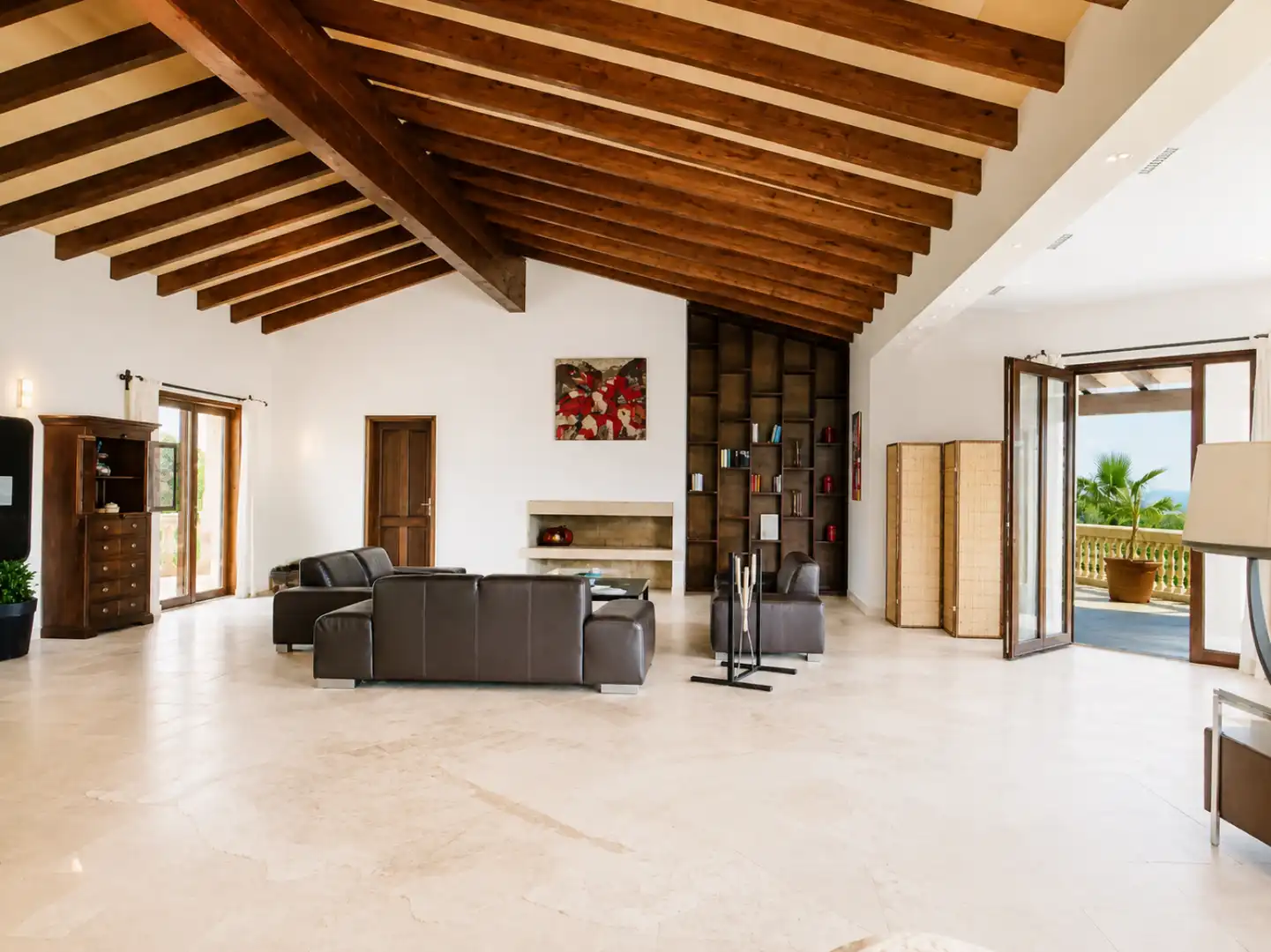 Living room of Houses for rent in Alaró  with Air Conditioner, Heating and Storage room