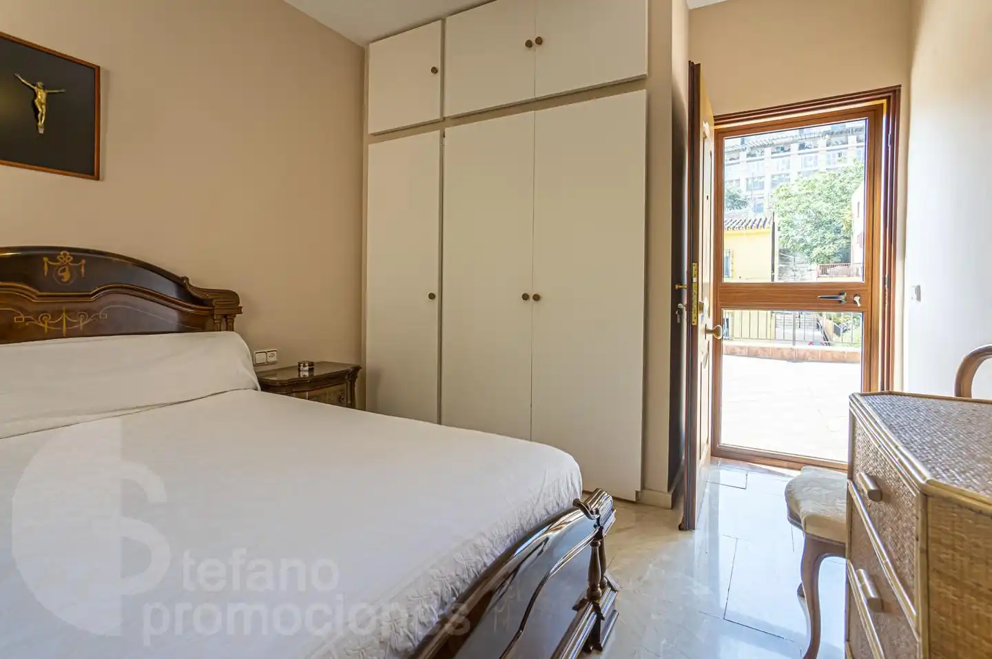 Schlafzimmer von Haus oder Chalet zum Verkauf in Málaga mit Klimaanlage, Privatgarten und Terrasse