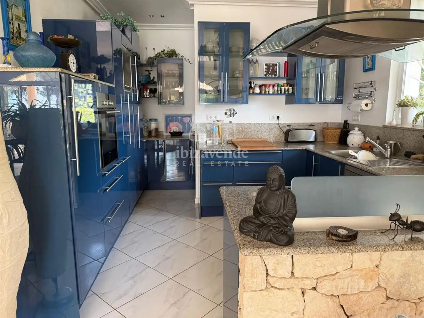 Cocina de Casa o chalet en venta en Santa Eulària des Riu con Aire acondicionado, Jardín privado y Terraza