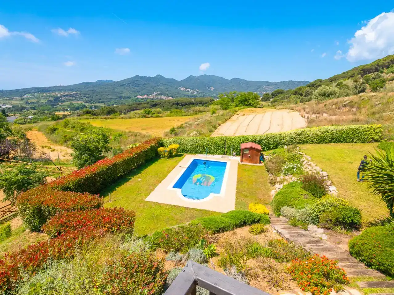 Piscina de Planta baixa en venda en Argentona amb Aire condicionat, Terrassa i Piscina