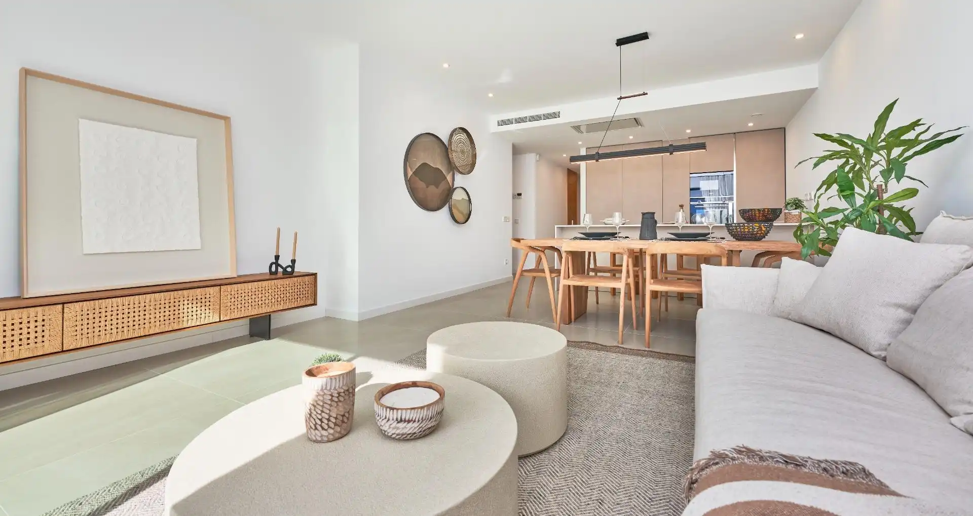 Living room of Flat for sale in Andratx  with Air Conditioner, Private garden and Terrace