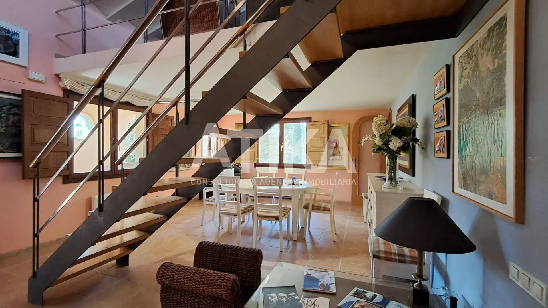 Living room of Houses for rent in Ontinyent  with Heating, Private garden and Furnished