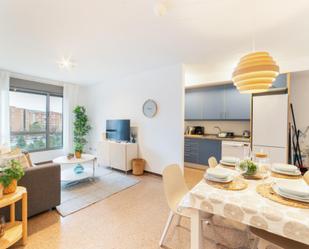 Living room of Apartment to rent in  Madrid Capital  with Air Conditioner, Heating and Furnished