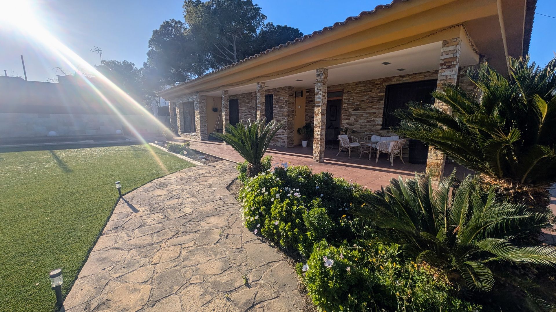 Garden of Houses for sale in Cerdanyola del Vallès  with Air Conditioner, Heating and Private garden