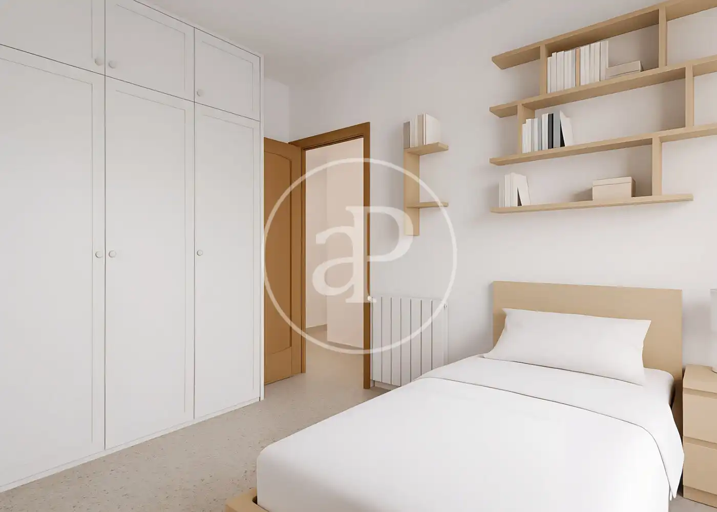 Bedroom of Flat for sale in Valencia  with Air Conditioner, Heating and Terrace