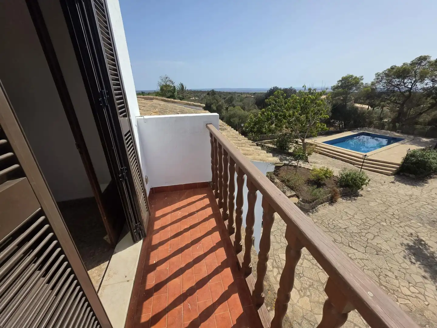 Terrace of Country homes for rent in Marratxí  with Air Conditioner, Heating and Private garden