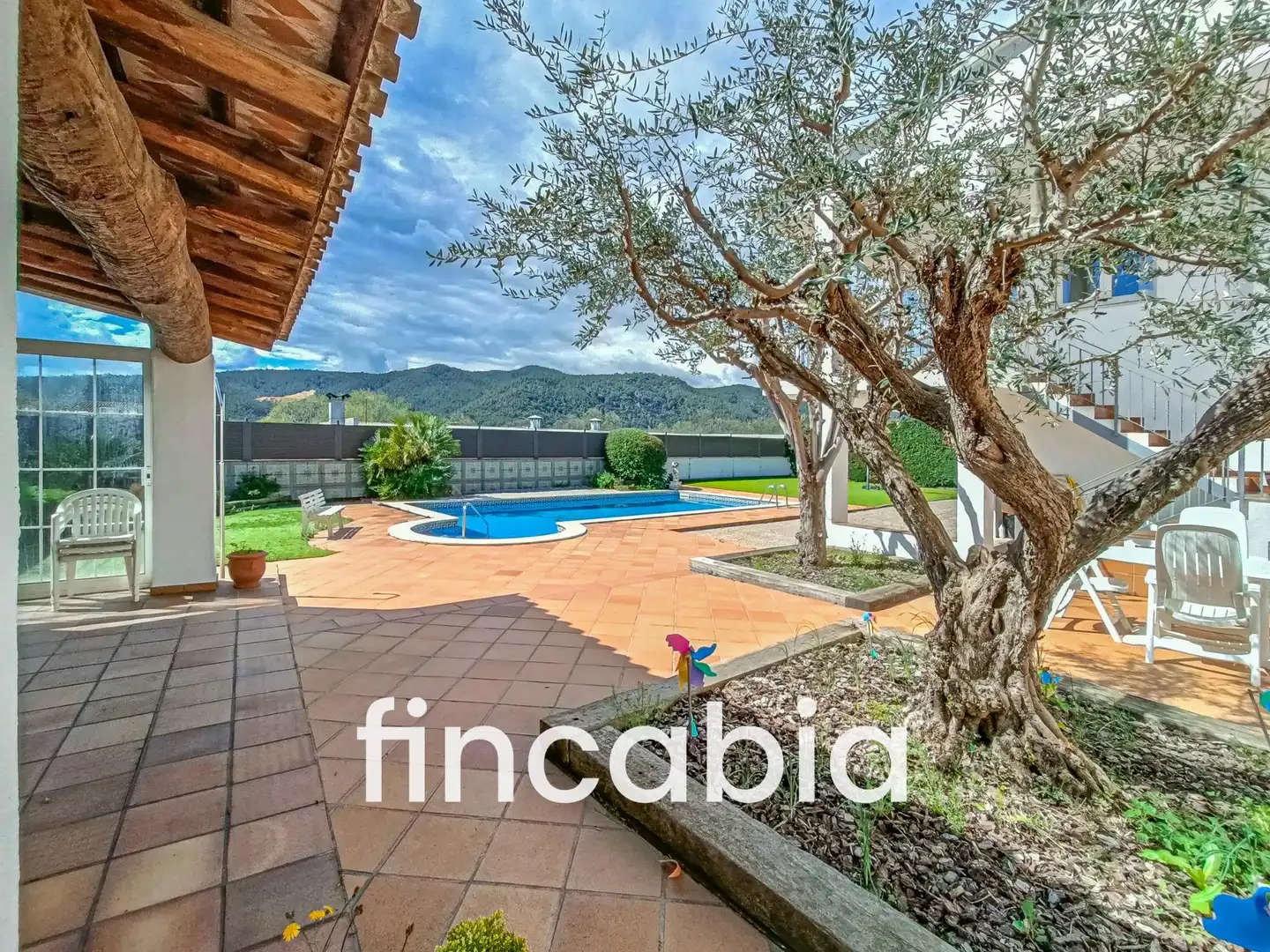 Jardí de Casa o xalet en venda en Santa Coloma de Farners amb Aire condicionat, Calefacció i Jardí privat