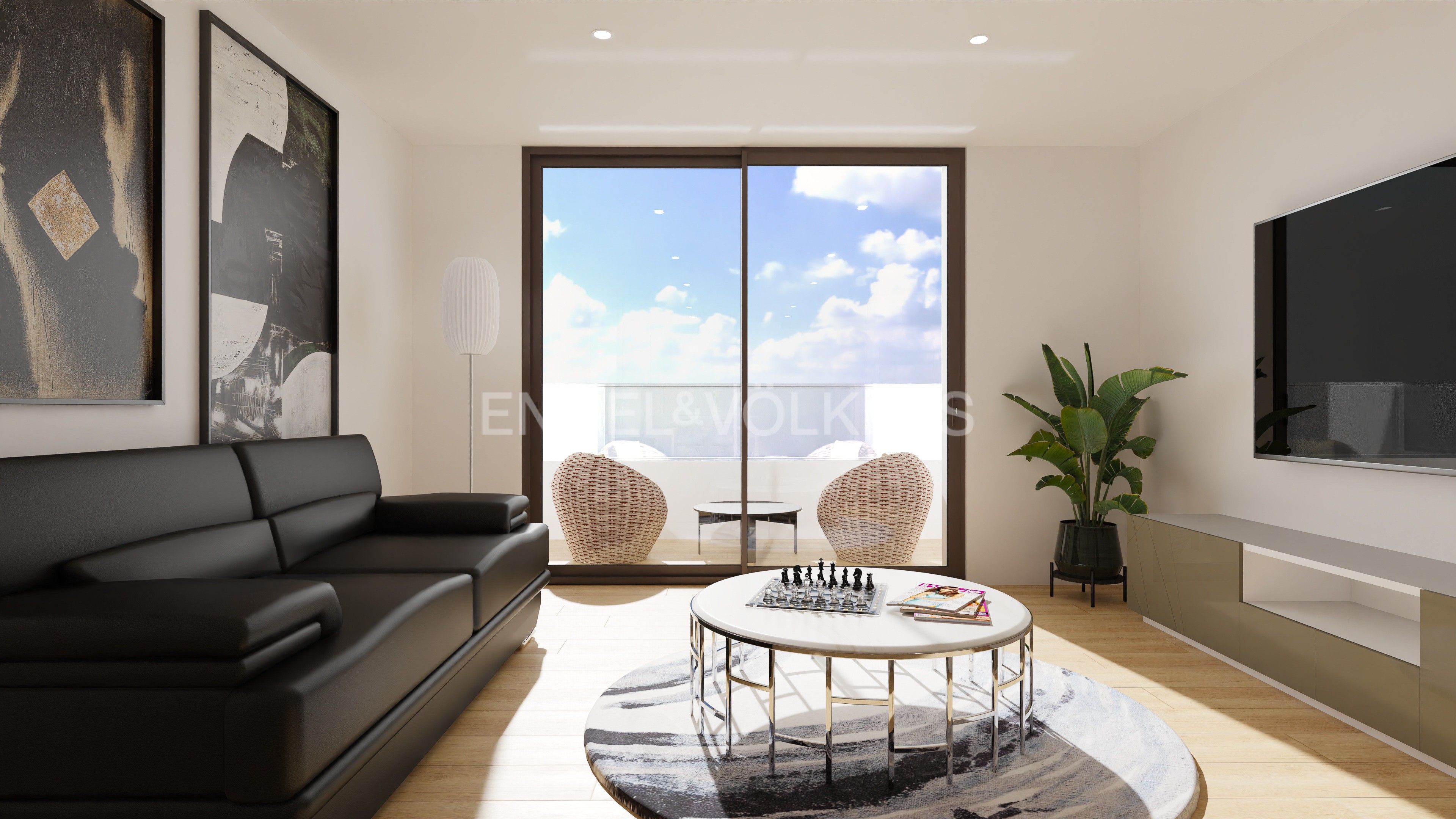 Sala d'estar de Apartament en venda en Pineda de Mar amb Aire condicionat, Calefacció i Terrassa
