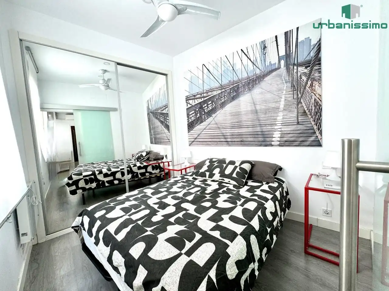 Bedroom of Apartments for sale in Madrid  with Air Conditioner