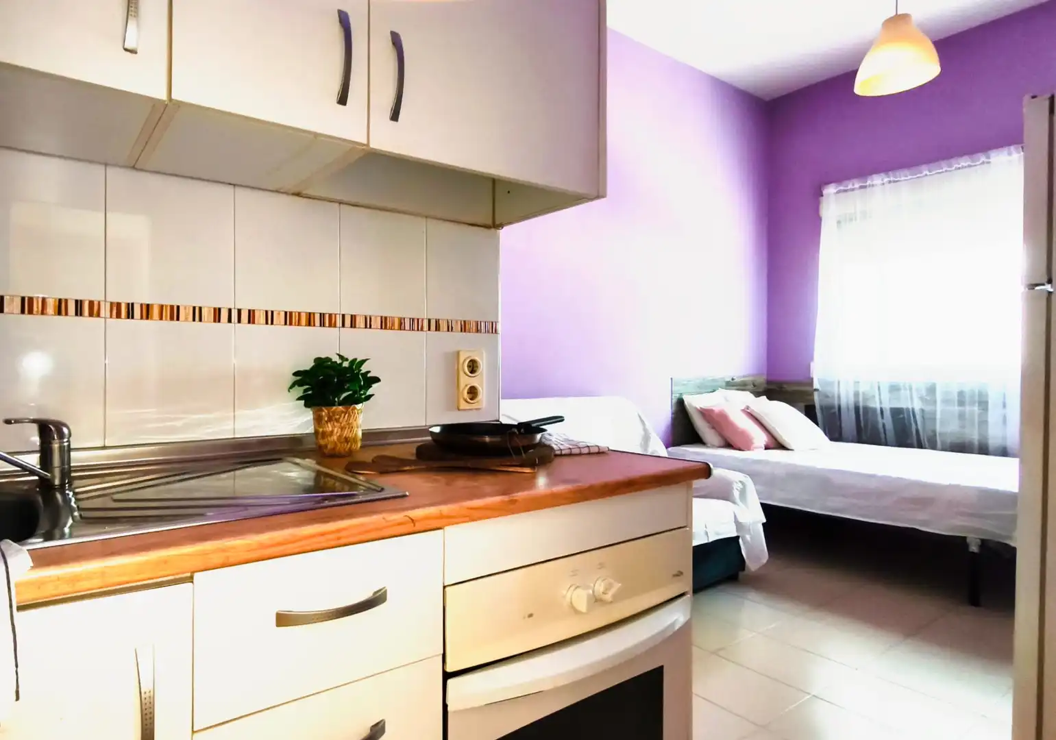 Cocina de Estudio en venta en Murcia con Aire acondicionado y Amueblado