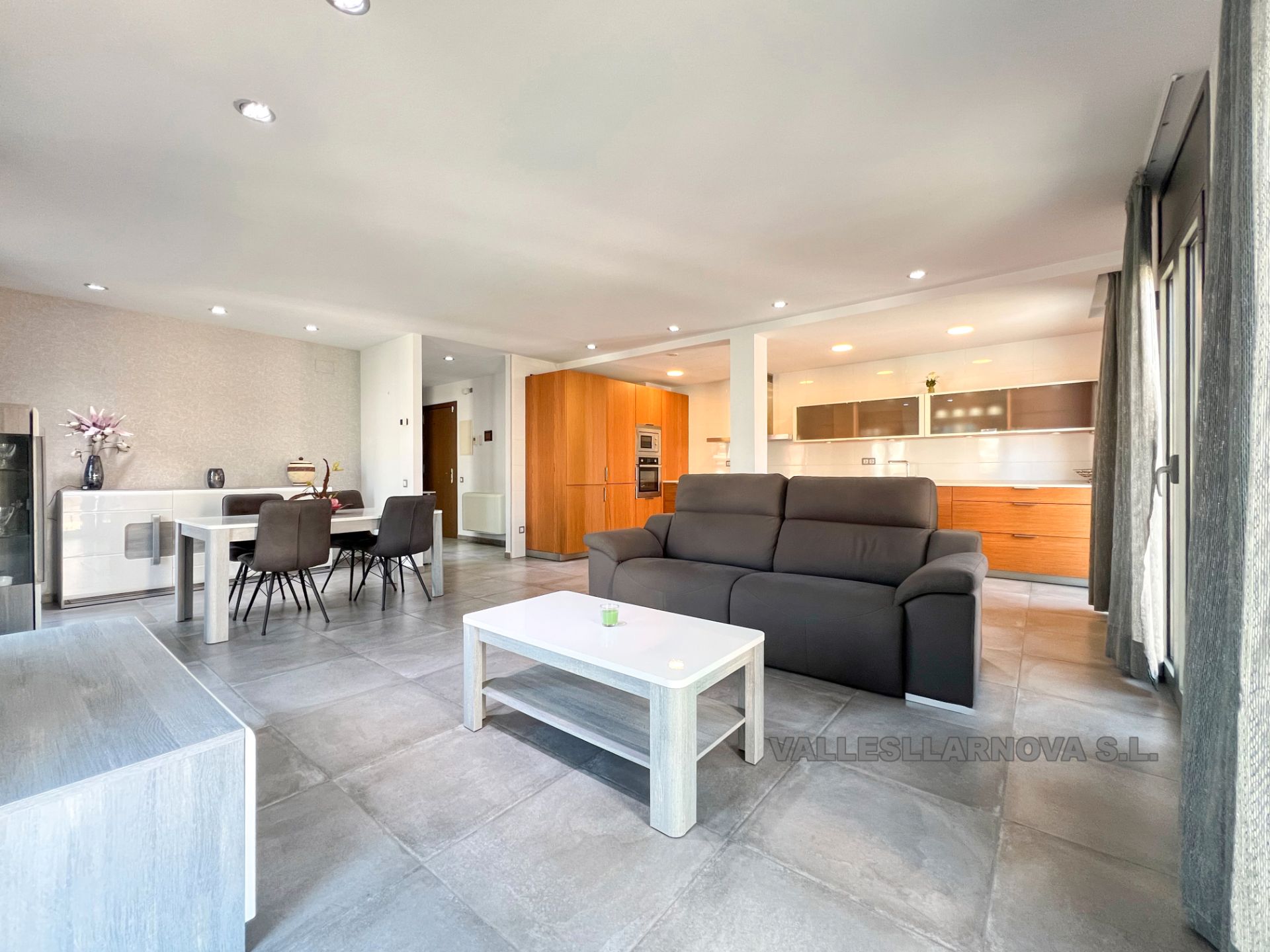 Sala d'estar de Àtic en venda en Mollet del Vallès amb Aire condicionat, Calefacció i Terrassa