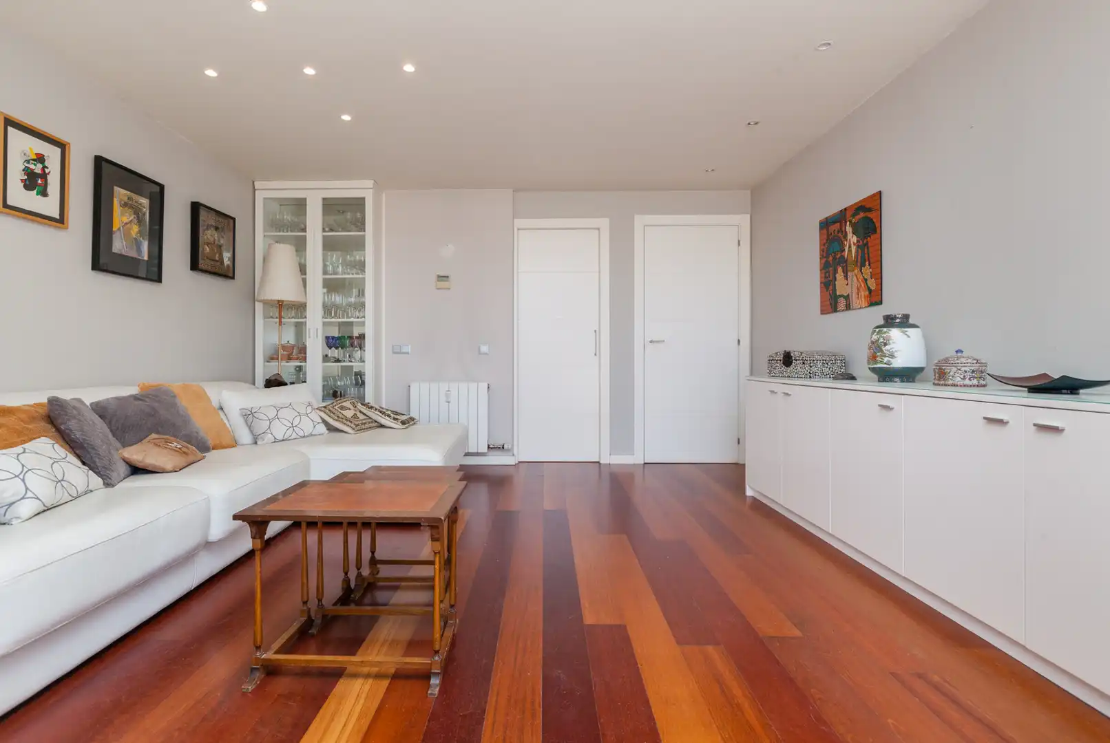Wohnzimmer von Dachboden zum Verkauf in Barcelona mit Klimaanlage, Terrasse und Abstellraum