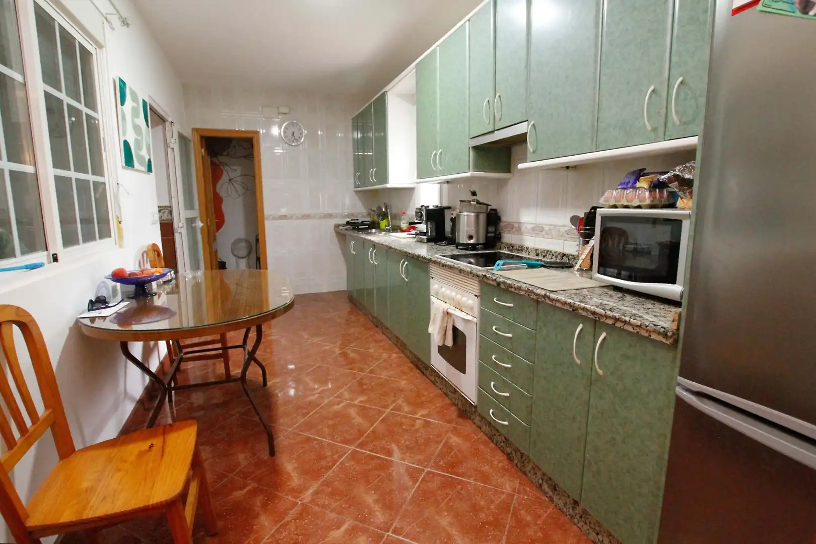 Cuina de Casa o xalet en venda en Puebla de la Calzada amb Aire condicionat, Calefacció i Terrassa