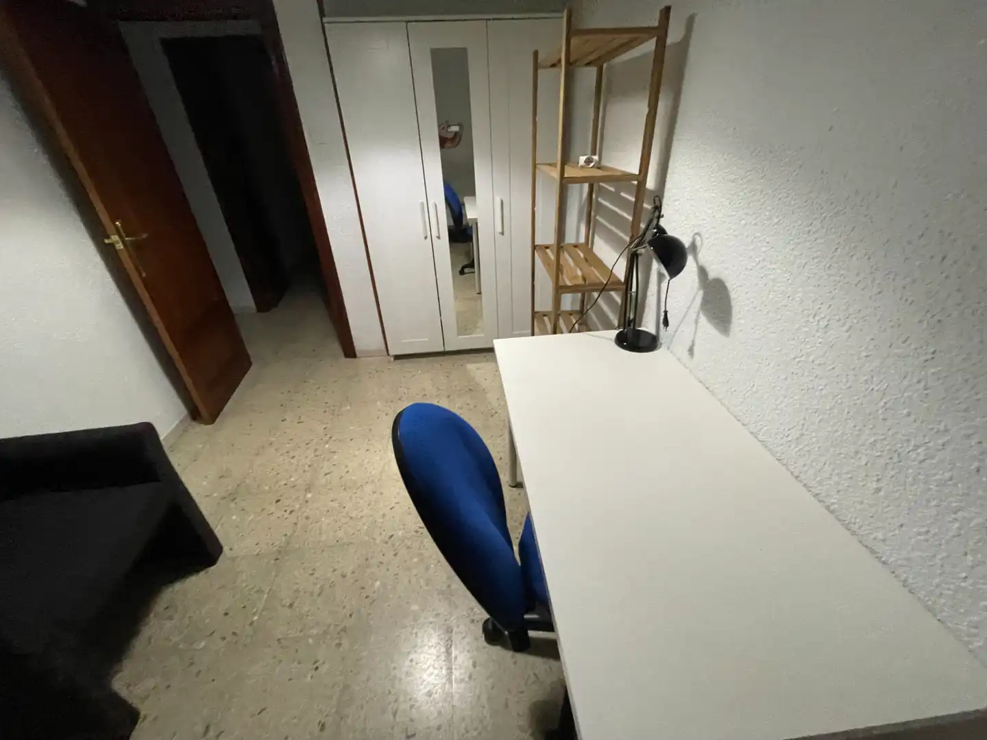 Schlafzimmer von Wohnung zur Miete in Murcia mit Klimaanlage, Heizung und Möbliert
