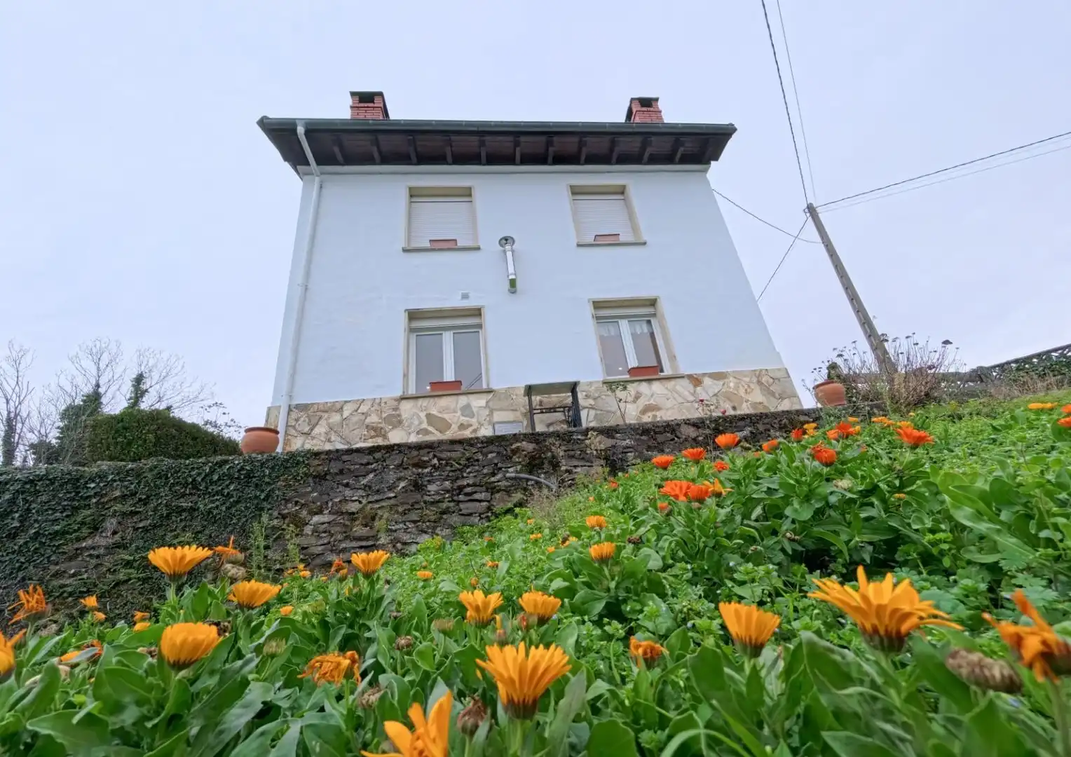 Exterior view of Houses for sale in Aller  with Heating, Private garden and Parquet flooring