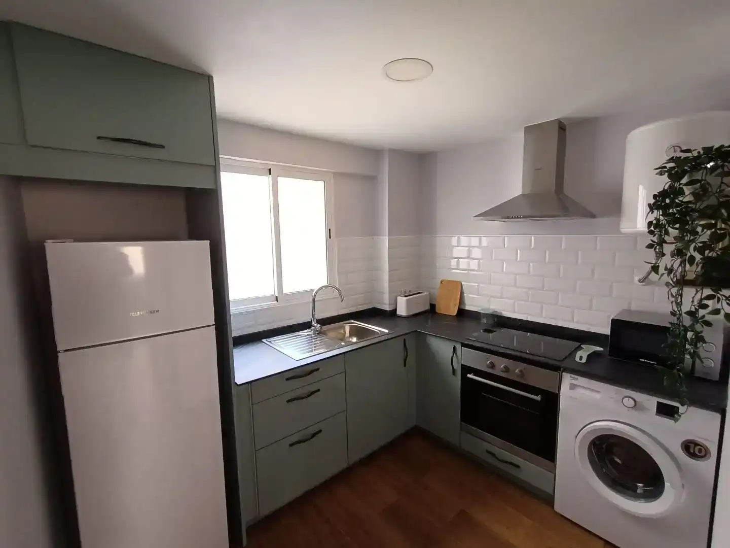 Küche von Wohnung zur Miete in Cullera mit Klimaanlage und Möbliert