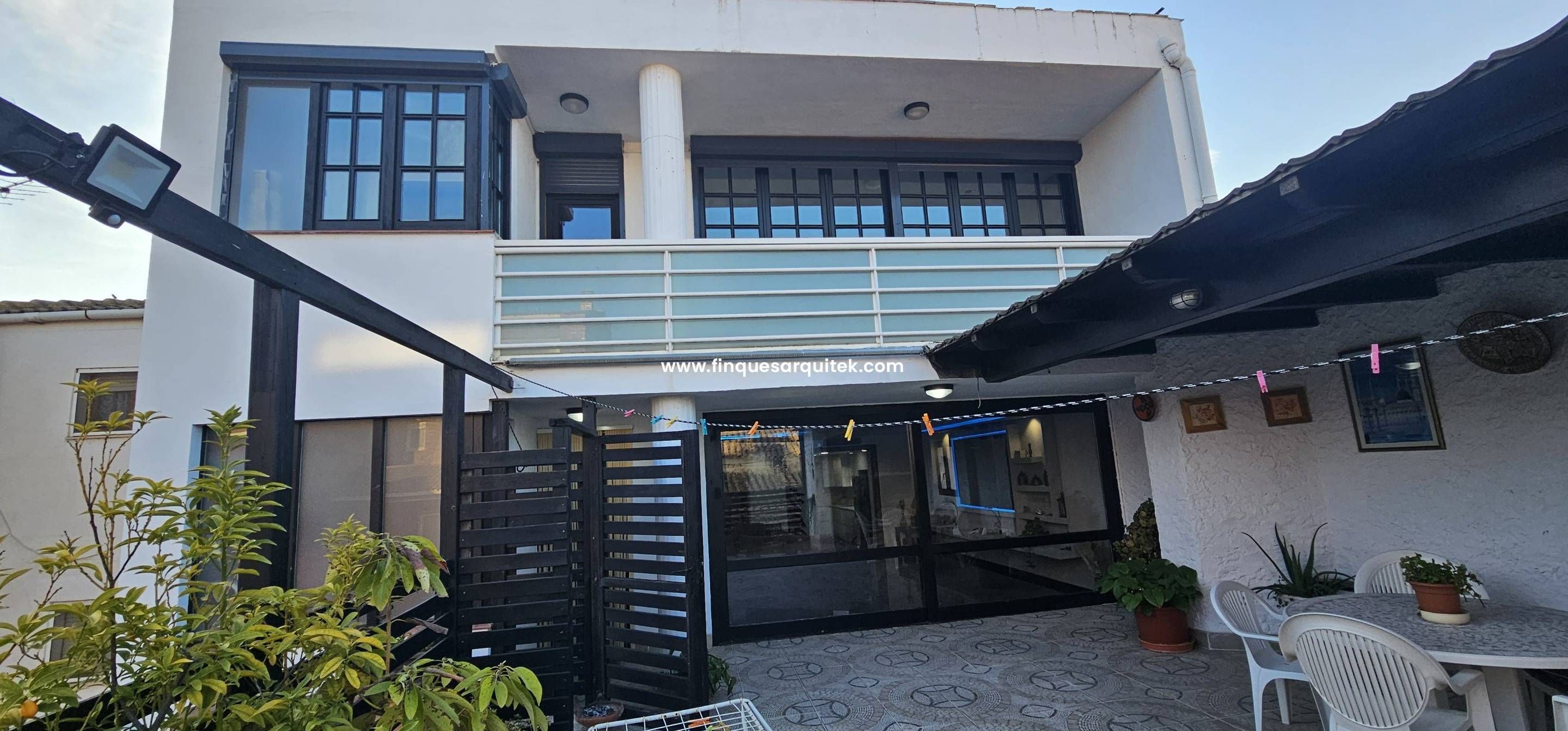 Exterior view of House or chalet for sale in Rosselló  with Air Conditioner, Private garden and Terrace