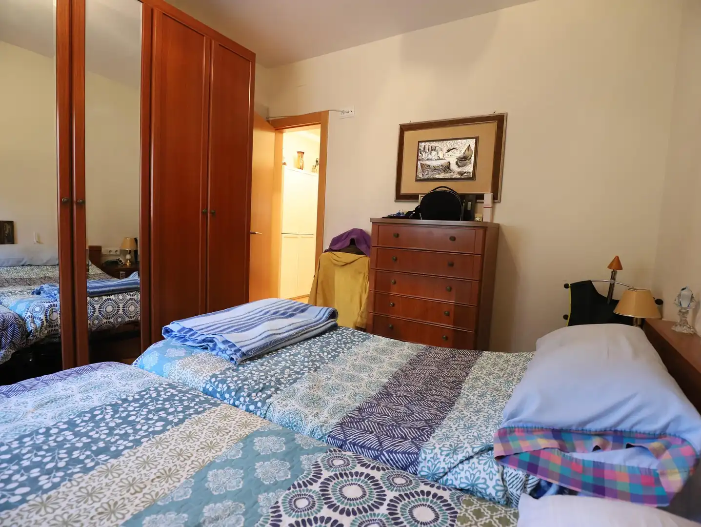 Bedroom of Houses for sale in Esplugues de Llobregat  with Heating, Parquet flooring and Terrace