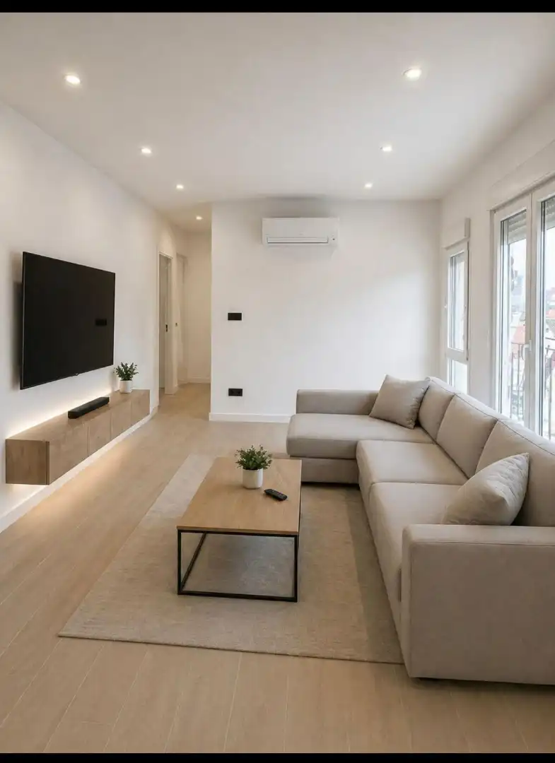 Living room of Flat for rent in Jerez de la Frontera  with Air Conditioner, Heating and Parquet flooring