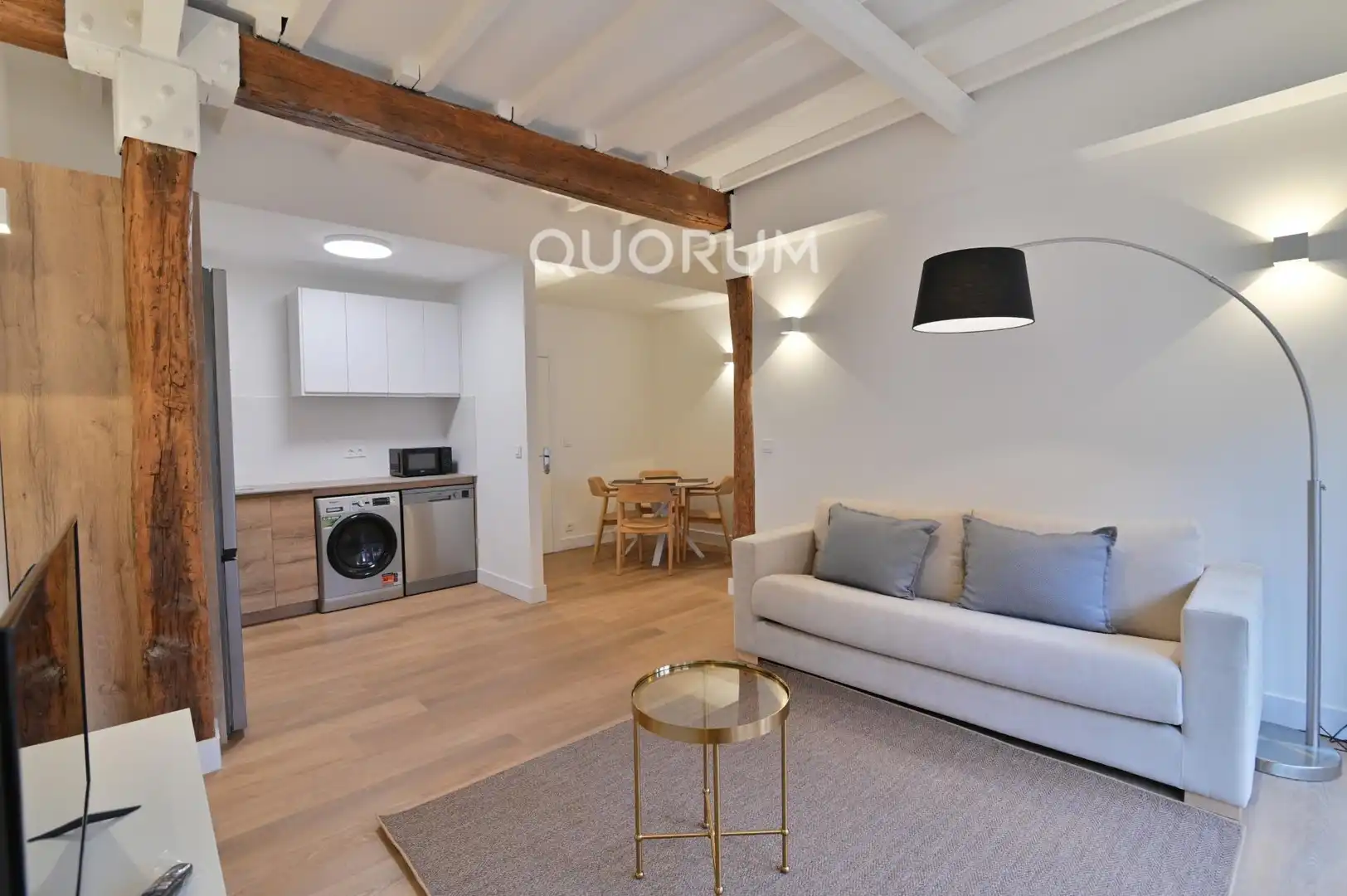 Sala de estar de Piso de alquiler en Bilbao  con Amueblado y Balcón