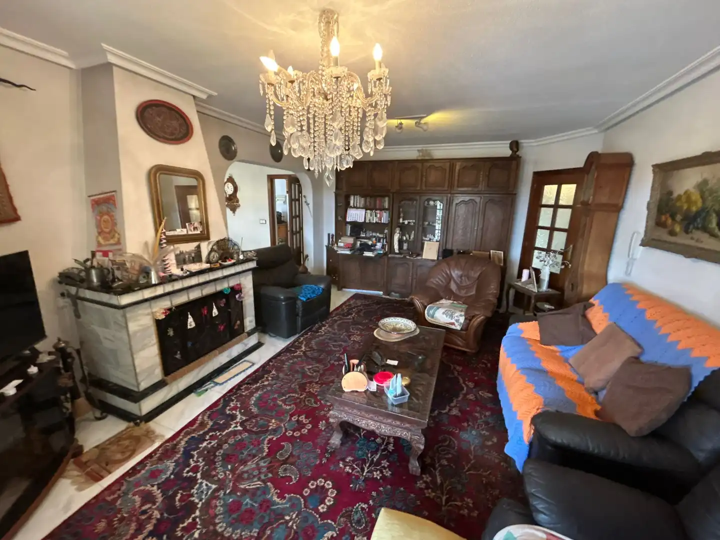 Sala de estar de Casa o chalet en venta en Mutxamel con Jardín privado, Terraza y Trastero