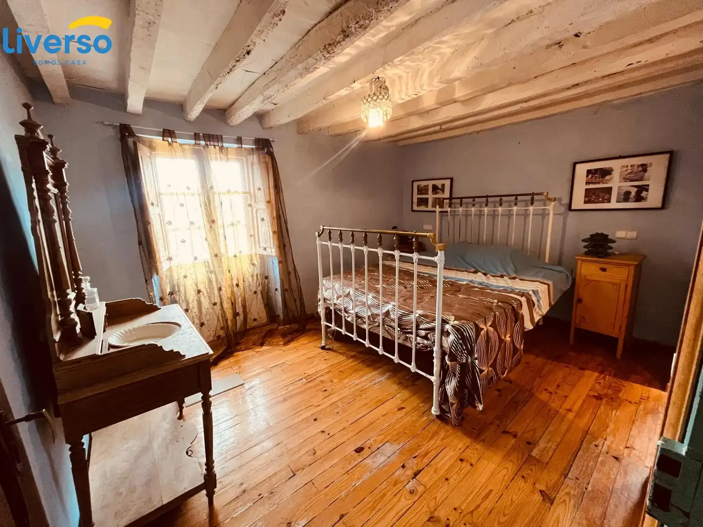 Bedroom of Houses for sale in Revillarruz  with Heating, Terrace and Furnished
