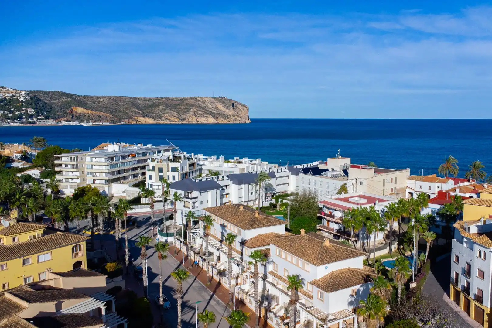 Vista exterior de Casa adosada en venta en Jávea / Xàbia con Aire acondicionado, Calefacción y Jardín privado