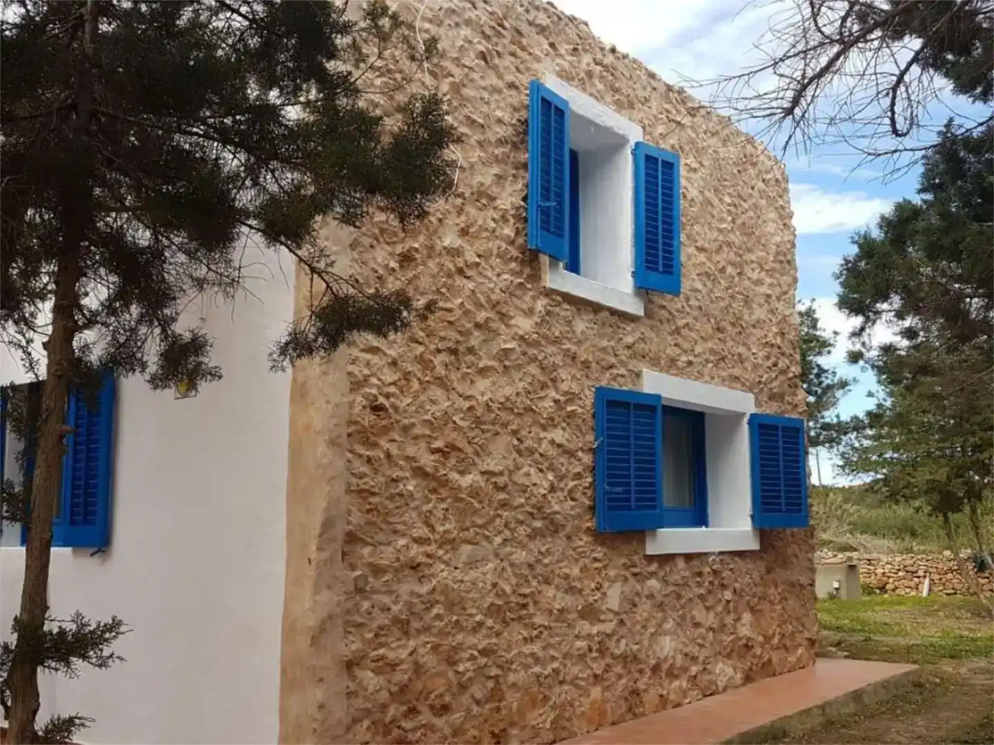 Vista exterior de Casa o chalet en venta en Formentera con Aire acondicionado, Jardín privado y Parquet