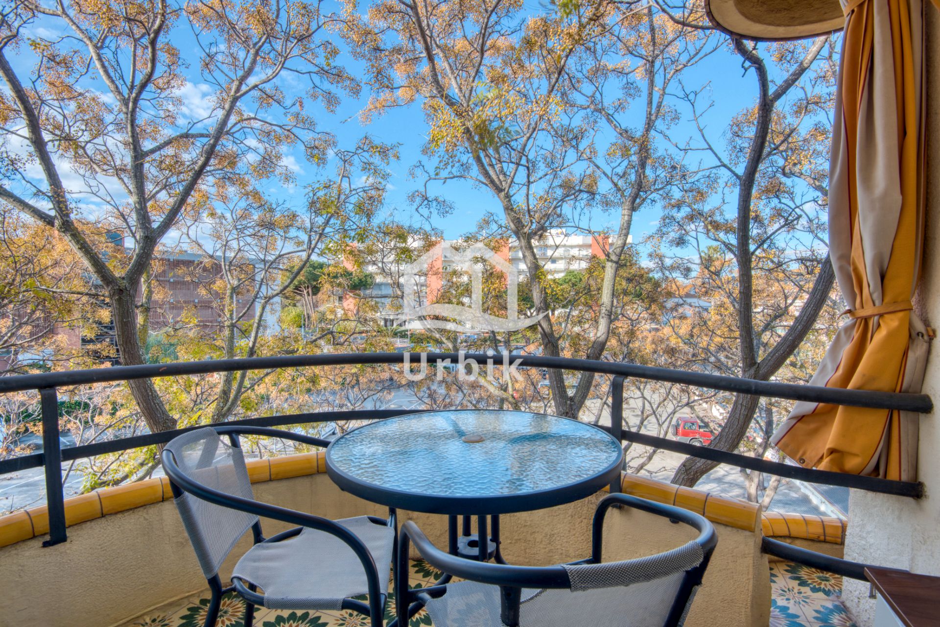 Terrasse von Wohnungen zum verkauf in Castell d'Aro, Platja d'Aro i s'Agaró mit Klimaanlage, Heizung und Möbliert