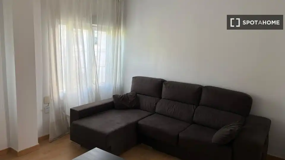 Living room of Apartments for share in Sevilla  with Air Conditioner, Terrace and Furnished