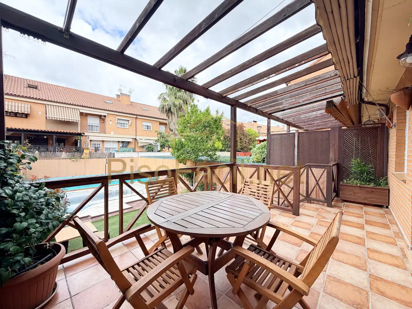 Terrassa de Casa o xalet en venda en Parla amb Aire condicionat, Calefacció i Jardí privat