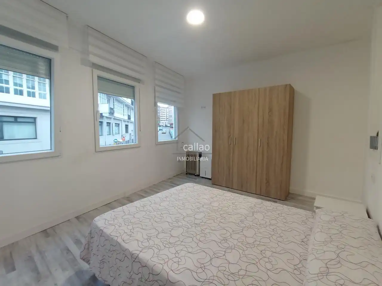 Bedroom of Apartments for rent in Ferrol  with Heating and Furnished