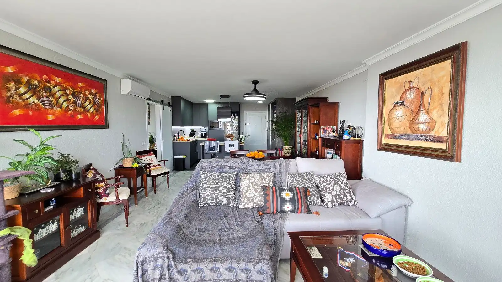 Living room of Flat for sale in Benalmádena  with Air Conditioner, Heating and Swimming Pool