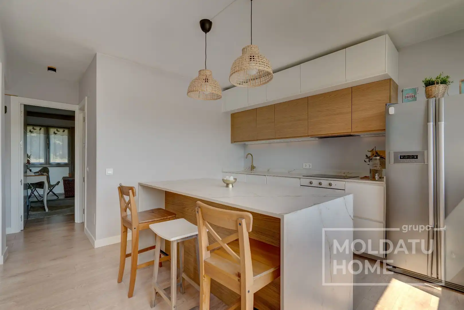 Küche von Wohnung zum Verkauf in Zumaia mit Terrasse