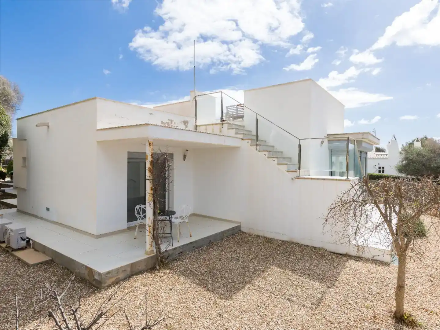 Vista exterior de Casa o xalet en venda en Sant Lluís amb Aire condicionat, Piscina i Balcó