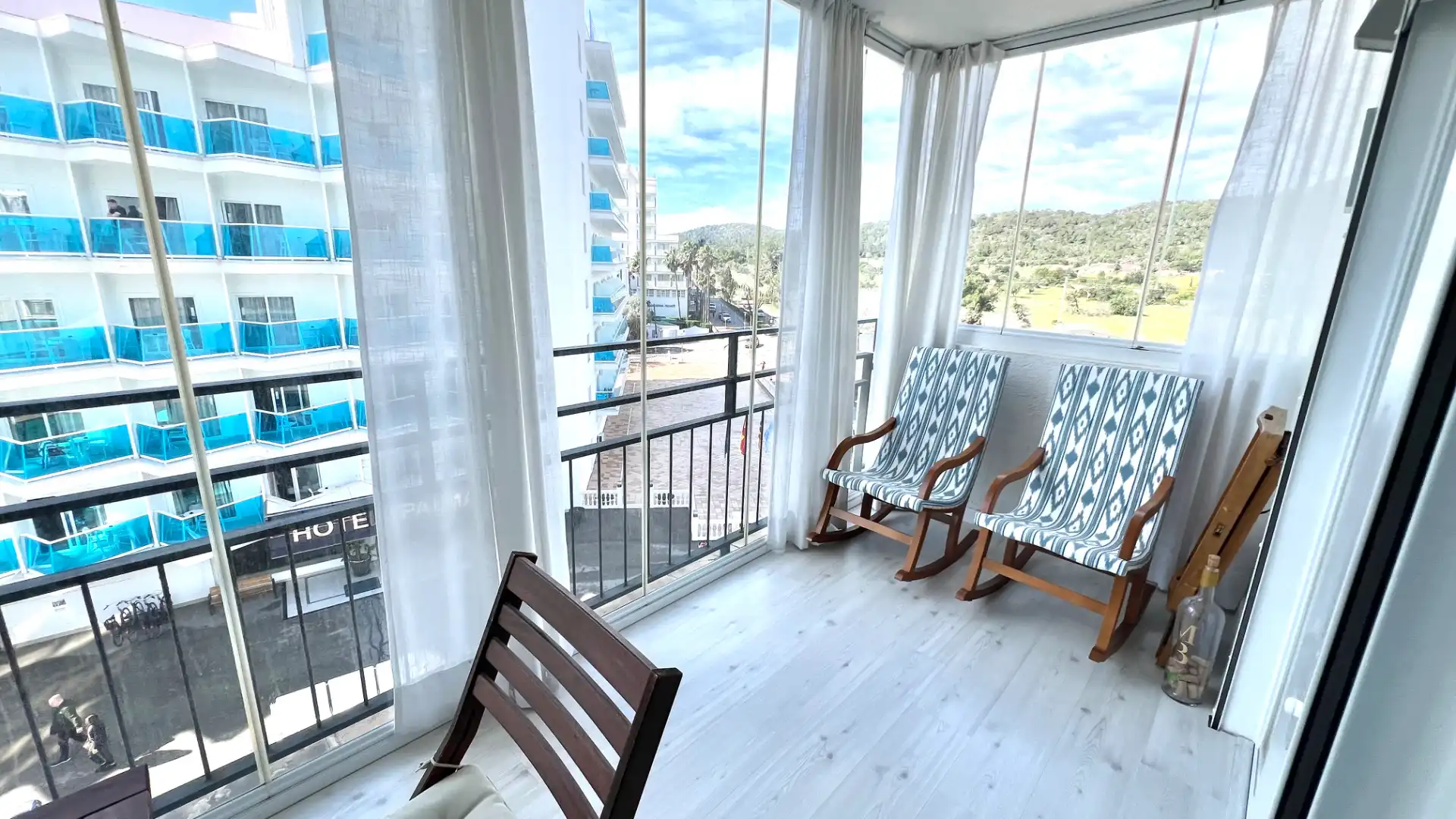 Balcony of Apartments for sale in Calvià  with Air Conditioner, Terrace and Furnished