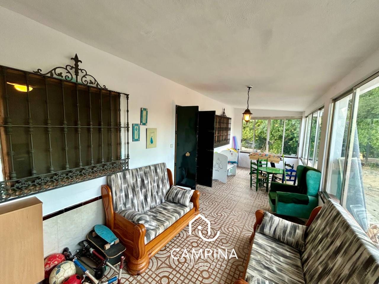 Living room of Country house for sale in Trigueros  with Air Conditioner, Private garden and Terrace